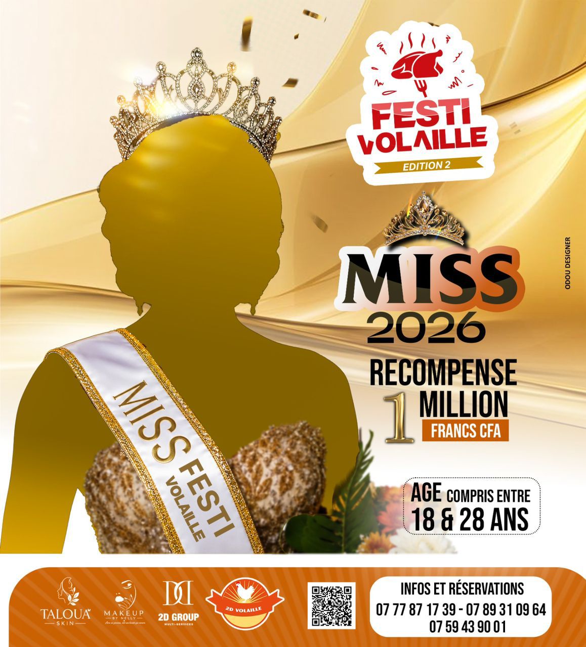 Affiche Officielle Miss Festi Volaille 2026
